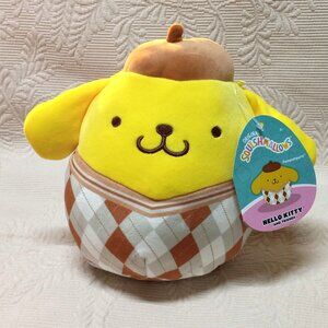 Sanrio x Squishmallows Hello Kitty & Friends Pompompurin French Plush 6 …
